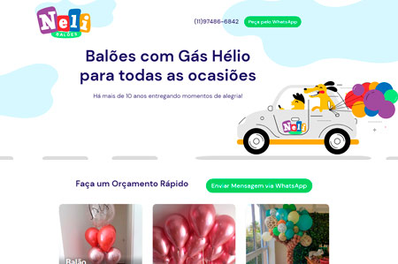 Sobre criação de sites eventoss